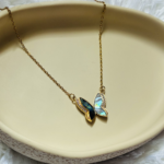 Anti Tarnish Butterfly Pendant Necklace